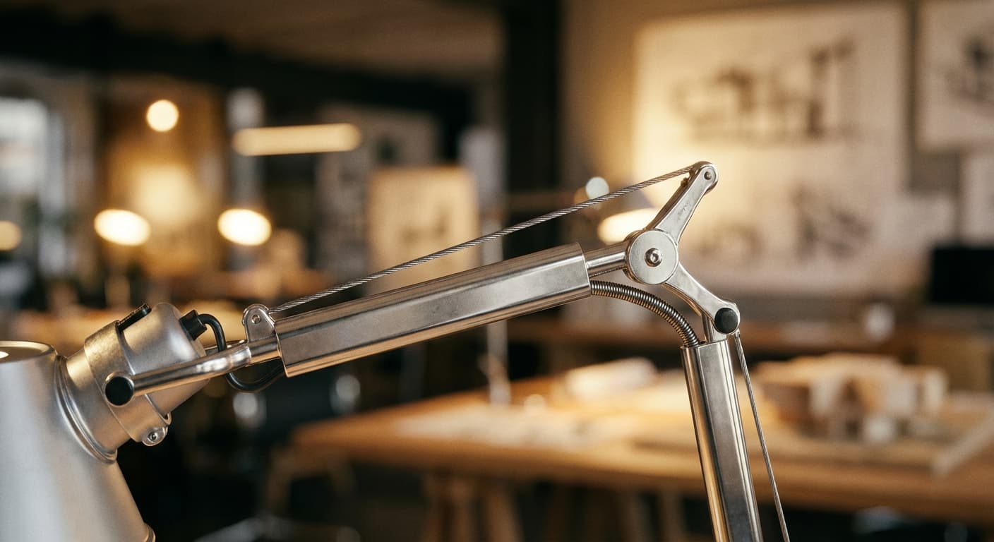 Die Mechanik der Eleganz: Wie die Tolomeo-Leuchte die Schreibtische der Welt eroberte