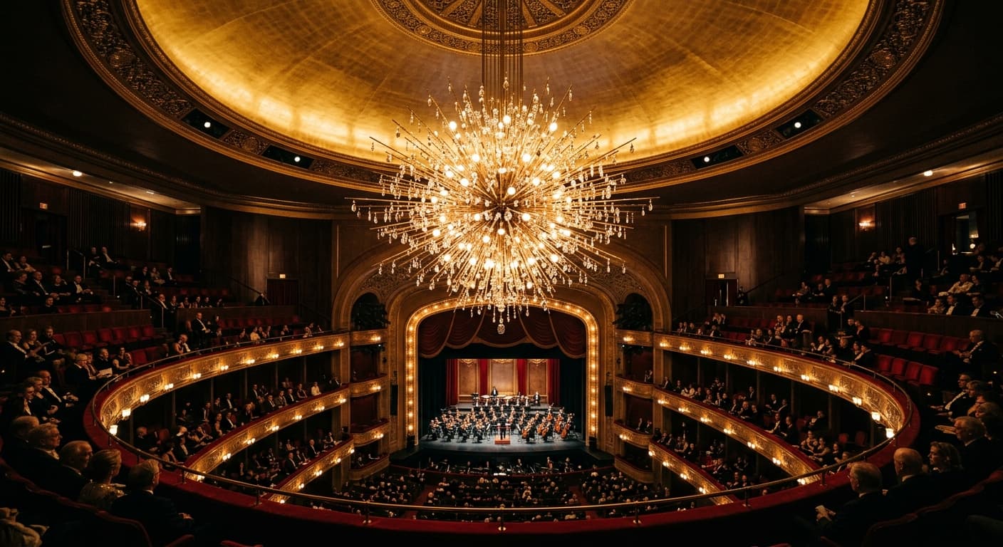 Der Urknall im Opernhaus: Wie Hans Harald Rath den Kronleuchter für das Space Age neu erfand