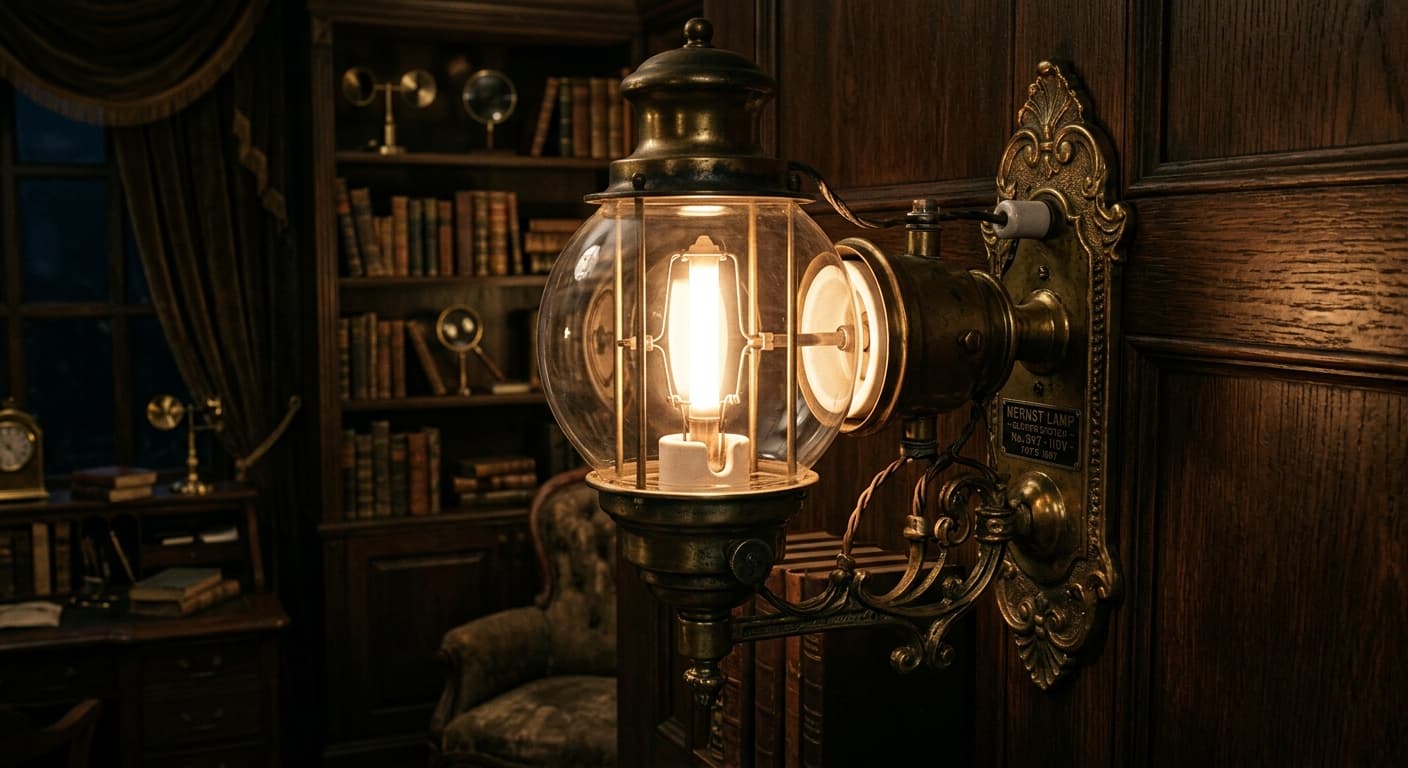 Das leuchtende Keramikwunder: Walther Nernst und die vergessene Revolution der Nernstlampe
